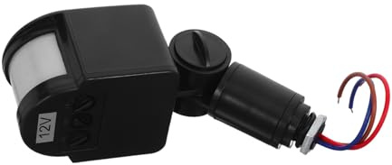 SAFIGLE Détecteur de Mouvement LED à Capteur PIR avec Contrôle Lumière Capteur Large Détection sans Angle Mort Interrupteur Automatique pour Éclairage Intérieur et Extérieur