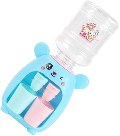 TOYANDONA Mini Dispensador de Agua para Niños Doble Caño Simulado, Juguete para Estimular la Imaginación y Creatividad, Apto para Jugos y Bebidas en Actividades Educativas