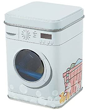 Vision4ever 24 Plastic Pegs Metal Clothes Peg Container Tin Laundry Washing Line Storage Box
