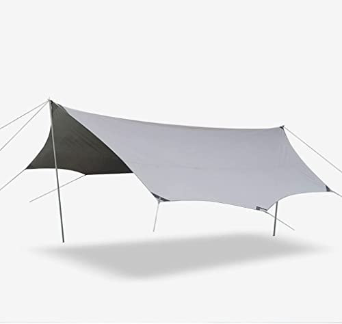 Zeltplanen Tragbares Zelt, wasserdichte Mehrzweck-Campingplane mit Stangen, Reisen, Rucksackreisen, Wandern im Freien, Strandzelt Geräumig