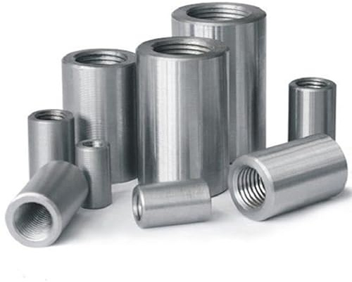 Gewindemuffe rund M6 M8 M10 M12 x 20-50 mm Stahl verzinkt Verbindungsmuffe Langmutter Hülse (1 5 10 25 Stück) (25, 10 x 25 mm)
