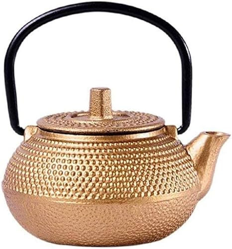 LOSTIS Teiera Ghisa Teiere Giapponese Teiera da 1,6 Once / 0,05 Litri Teiera in Ghisa in Stile Giapponese Piccola Teiera Teiera Cucina Domestica Teiera in Ghisa Teiera Giapponese