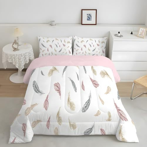 Linfye Bettdecke 180x200 4 Jahreszeiten WeißE Feder Bettbezug Ganzjahresdecke 180x200 Bettdecke Waschbar Bettdecke 0hne Bezug Nutzbar Mikrofaser Steppdecke Schlafdecke