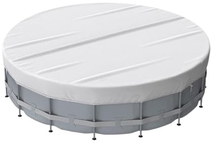 GSCLZ Runde Poolabdeckung, einfache Installation, leichte Whirlpool-Abdeckungen, Ersatz for den Innen- und Außenbereich, Garten(550cm)