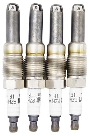 BDAKQJV SP-514 PZH1F Platin-Zündkerze, kompatibel mit F150 PZK1F SP514 PZT1F PZH1F SP 514, 4 Stück Auto-Zündkerzen