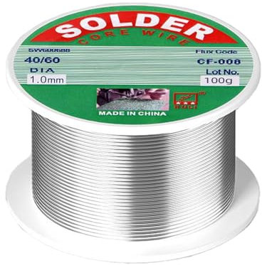 Thoquene Lötzinn mit Flussmittel, 100 G Lötdraht Bleifreies, Lötzinn 1 MM