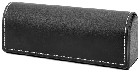 Linkidea Custodia per occhiali da sole, borsa da viaggio per occhiali compatibile con RayBan Caravan Reverse Square/Elliot Square