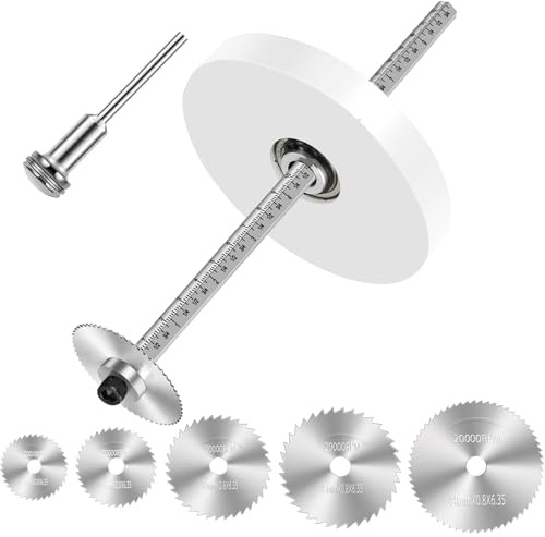 Inside Pipe Cutter for PVC Pipe Cutter Tool with 7 Scale Adjustable Depth Gauge Guide, 5pcs Saw Tooth Blades with 0.315 Hex Key Shaft, Plumbing Internal Plastic Pipe Cutter Set