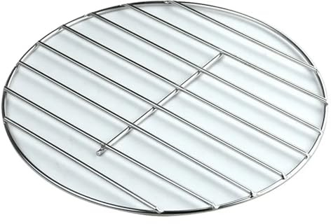 Filet De Barbecue Grille de barbecue ronde en acier inoxydable, filets de rôtissage for la maison, outil de gril à bacon, filets en fer, accessoires de barbecue, tapis de barbecue antiadhésif Pour Bar