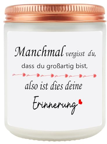 ORYCOOL Geschenke für Frauen – Lavendel-Duftkerze 220g, handgefertigt aus 100% Sojawachs, Geschenkidee für Mama, Schwester, Beste Freundin (EverydayGifts)