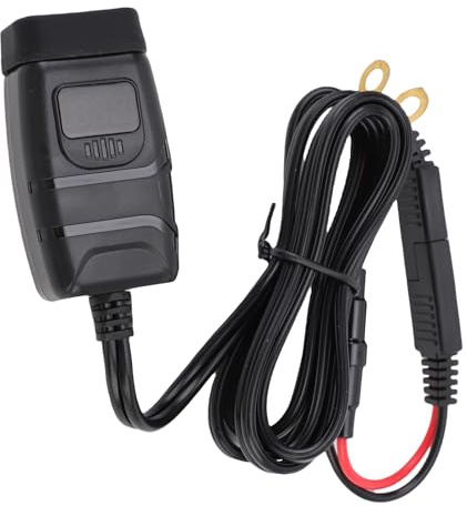 Generic Cargador de Teléfono de Motocicleta, Cargador de Teléfonos de Motocicleta USB, Prueba de Lluvia para Ciclismo (BLUE)