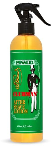 Clubman After Shave Lotion for Men Spray - Classic Barber After Shave Splash, Soothing Aftershave Scent,16 fl oz