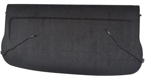 GEPCO Kofferraumabdeckung Hutablage kompatibel mit Audi A3 (8V) Sportback 2013-2020 | Laderaumabdeckung Gepäckraumabdeckung | Sichtschutz Schwarz | OEM 8V4867769