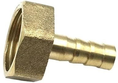 YJQHODY 1 Stück Messing-Schlauchanschluss Pagodenverbinder, BSP-Gewinde-Sanitärarmaturen Schlauchenden for landwirtschaftliche Bewässerungssysteme(PCF*12MM*3/4INCH)