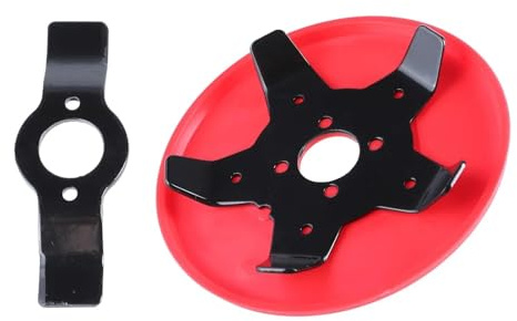 Yangshe Tête de rechange pour débroussailleuse avec lames en acier – Ajustement universel pour tondeuses à gazon, machines de jardin et coupe-gazon (1 pièce)