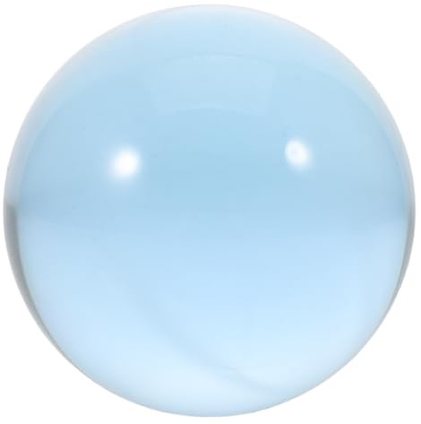UKCOCO Jongleringsboll 8cm genomskinlig sfär jongler- och trolleriboll rekvisita återanvändbar för nybörjare vuxna akrobatiska nummer cirkus scenfest gatuföreställning blå