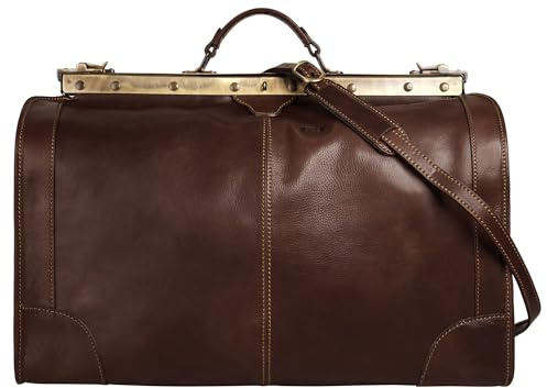 piké Doktortasche/Reisetasche LOMBARDIA GRANDE Echt Leder Damen