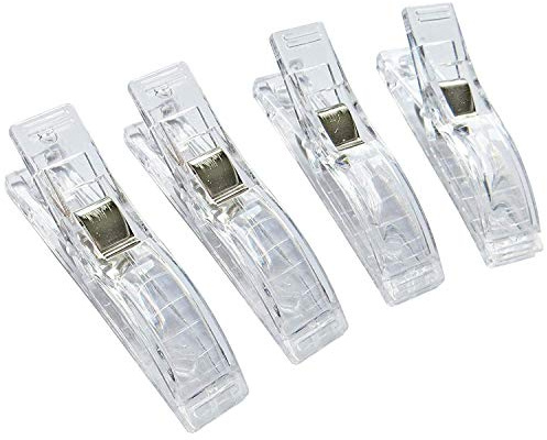 keepdrum Notenklammern für Notenständer Musik Clip Blatt-Klammern transparent 4 Stück
