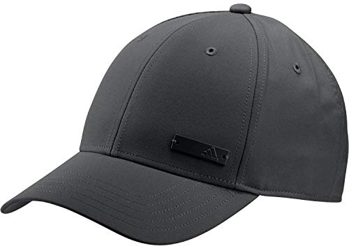 adidas Unisex Adulto Lightweight Metal Badge Baseball Cap, Black/Black/Black, XXS