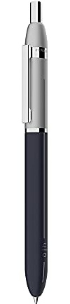 Otto Hutt design 03 Druckbleistift 002-18804 – Bleistift aus Messing Vollmaterial in der Farbe matt blau – Mit 0,7-Millimeter-Minen und Radiergummi
