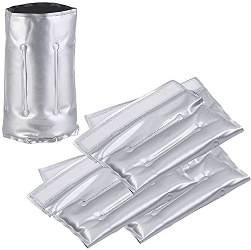 infactory Weinkühler: 4er-Set Flaschenkühler für Ø 75-86 mm, Kühl- & Wärme-Gel (Kühlmanschetten, Kühlmanschette Wein, Flaschenhalter)