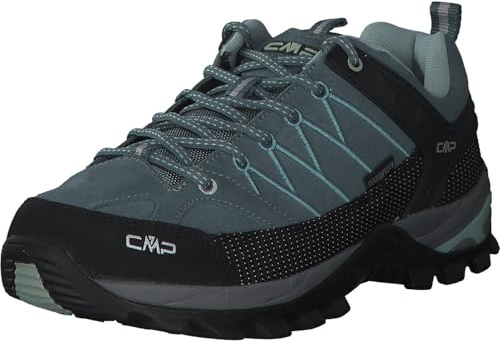 CMP Rigel Low Wmn Trekking Shoes Wp Damen Wanderschuhe, Grün Mineral Green, 39 EU