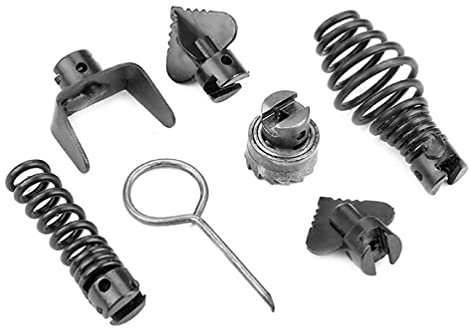 Rebellious 7-teiliges Abflussreiniger-Schneider-Set, 16 mm, Fräser für Kopf für Rohrleitungen, 7-teiliges Abflussreiniger-Schneider-Set, 16 mm Fräskopf für Rohrleitungs-Baggermaschine