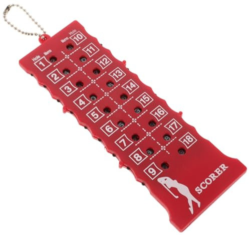 Happyyami 18loch Golf Schlagzähler Tragbarer Golf Score Zähler Für Kompakter Clicker Für Golfer Handlicher Punktezähler Hochwertiger Zählmechanismus Unverzichtbares Golfzubehör