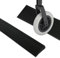 Türschwellenrampen, Schwellenrampe, PVC Rollstuhlrampe, rutschfeste Oberfläche, Gummirampe Auffahrrampe Schwellenrampe für Rollstuhl, Kinderwagen, Rollator oder e Scooter (Schwarz, 90X8X1CM)