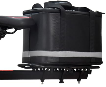 laxreheye Borsa per portapacchi posteriore per bicicletta | Borsa da bicicletta portatile per portapacchi,Borsa termica ergonomica di grande capacità per strada viaggi fuoristrada moto