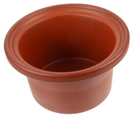 Zerodeko Doublure Céramique Mijoteuse Pour Marmite Électrique Insert Réutilisable Résistant Multi-usages Pour Mijotage De Soupe Porridge Et Viande Compatible Avec Plusieurs Marques