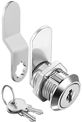 RV Storage Lock - Cabinet Lock with Key | Zinc Alloy RV Storage Compartment Locks | Replacement Locks Accessories for Cabinet Trailer, Drawer, Mailbox, Toolbox
