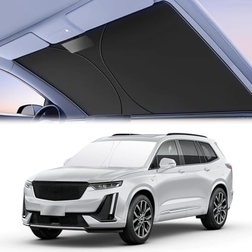 Parasol para parabrisas de coche, protección solar gruesa para el parabrisas del coche, plegable, para la mayoría de los vehículos, enfriamiento, protección UV (140 x 70 cm)