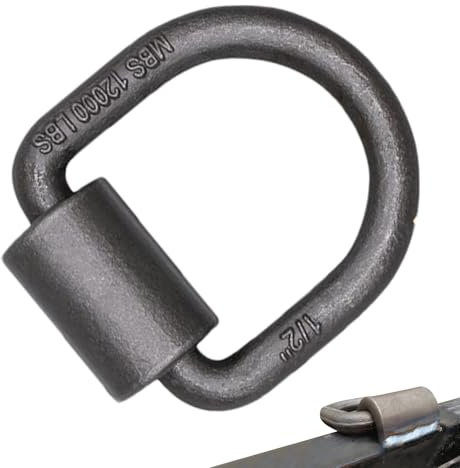 Anillo En D Forjado para - Grillete De Aparejo Tipo 1/2 con Base | Campana De Tierra Resistente para Y Sujeción De Carga | Grillete para - Accesorios para Remolques Y