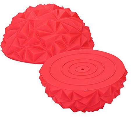 Akozon 2 Stück Yoga Half Ball Balance Pods Körperliche Fitness Training Ornamente für und Erwachsene Lila