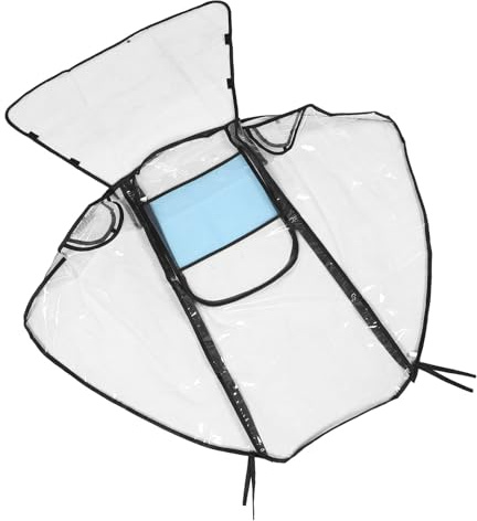 VICASKY Wasserdichte Regenschutz für Kinderwagen und Buggys zum Schutz vor Witterungseinflüssen und Staub Schnell Anbringbar und Abnehmbar Kompatibel mit Meisten Kinderwagen
