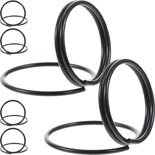 Hemobllo Notizhalter Metall in Schwarz 6 Stück mit Tischnummernhalter und Fotohalter für Party Hochzeit und Schreibtisch Dekoration