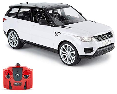CMJ RC Cars Range Rover Sport - Mando a Distancia (30 cm, Escala 1/14), Color Blanco