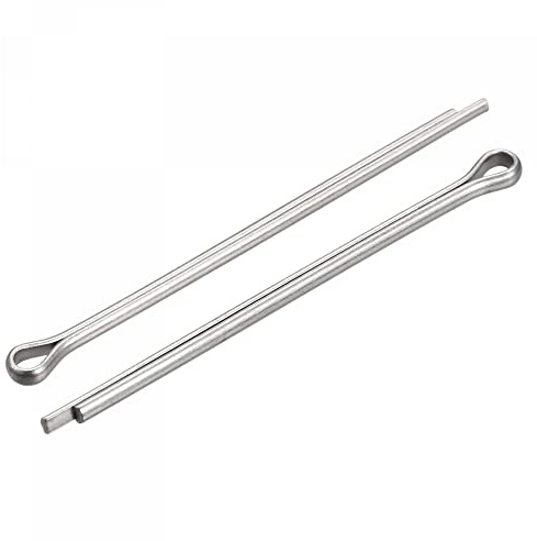 sourcing map 304 Stainless Steel Cotter Pins, 2mm x 40mm Hairpin Clip Fastener Fitting for Automotive, Mechanics, Silver Tone, 30Pcs