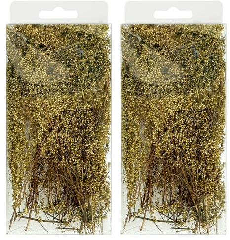 Woohome Scenics Gras Grasbüschel Flower Cluster DIY Miniatur Static Grass Tuft, Modell Bäume Bush für Modelleisenbahn Landschaft DIY Miniatur, Gelbgrün