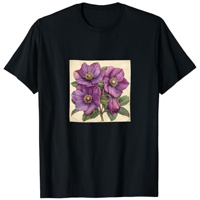 Motif floral hellébore T-Shirt
