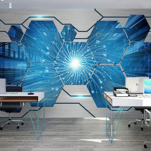 XLMING Gaming Sci Fi Industrial Style Bar Internet Cafe 3D Wallpaper Study Dining Room Sofa Bedroom Living Room Tv Decorative Wall-400cm×280cm