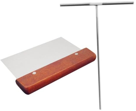 BESTOYARD 1set Strumenti Per Crepe Acciaio Inossidabile Spatola e Spargitore Professionale Per Pancake e Crepes Include Raschiatore Per Cottura Perfetta Per Cucine Domestiche e Professionali
