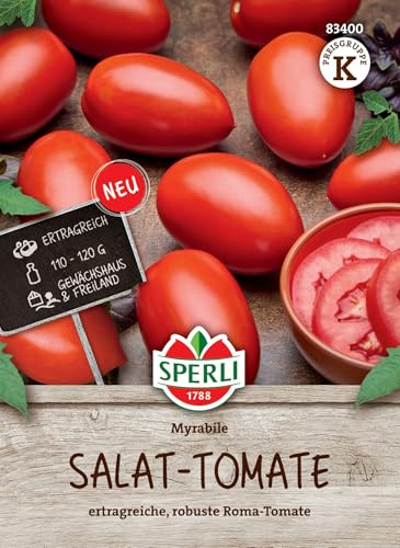 Sperli Roma-Tomate Myrabile 83400, Gemüsesaat | Gewächshaus & Freiland, robust, aromatisch