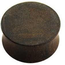 eeddoo Flesh Tunnel Plug Dunkelbraun Holz