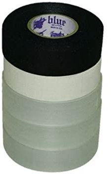Blue Sports 5 Pack (3-Clear/1-Black/1-White) Hockey Tape Set