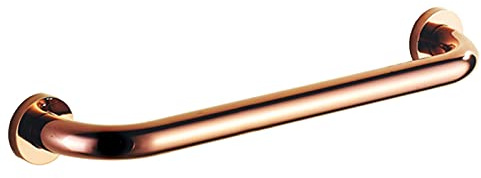 WYZDCP All Copper Rose Gold Grab Bar Rail Toilet Bathroom Bathtub Kitchens Grab Rail Elderly Pregnant Women Handicapped Safety Handles
