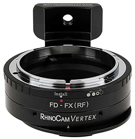 RhinoCam Vertex Rotating Stitching Adapter, Compatible with Canon FD & FL 35mm SLR Lens to Fuji X-Series Mirrorless Cameras