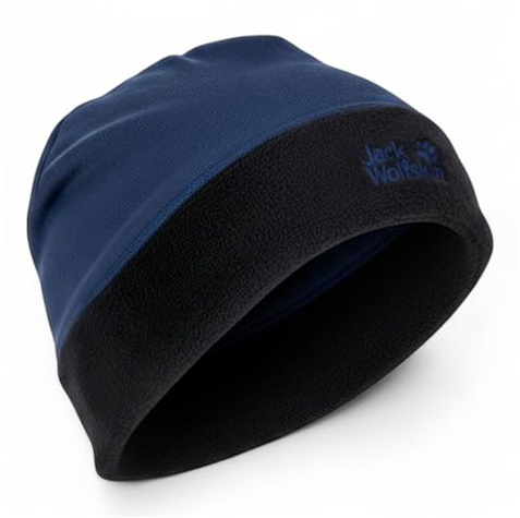 Jack Wolfskin Lakeland Cap Beanie Damen Winter Mütze Fleece Blau 1907911-1910