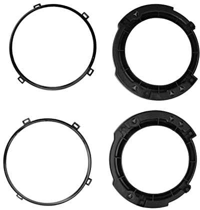 Juego de Anillos de Soporte de Montaje de Faro Redondo de 7 para JK 2007-2017
